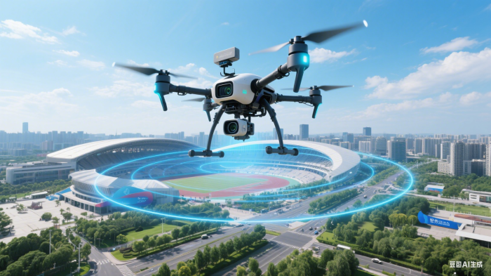 简阳"低空战队"护航世运会：科技赋能打造智慧安保新标杆(图1)