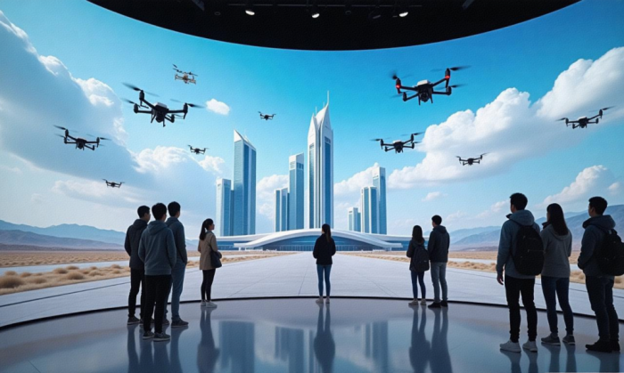 低空经济新体验！银川飞行模拟器火爆，未来之鹰航空中心点燃“飞行梦”(图1)