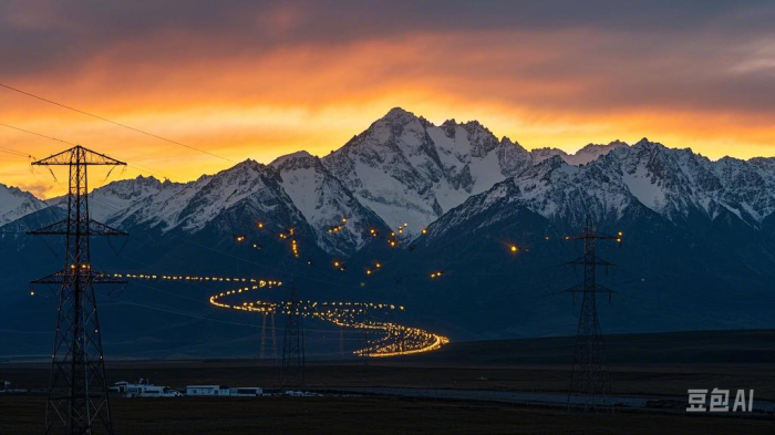 "钢铁之鹰"翱翔戈壁：武威电力开启"空中侦探"巡线新时代(图2)