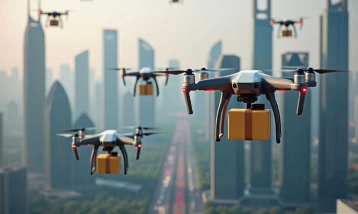 无人机+物流，快递从天而降成现实(图1)
